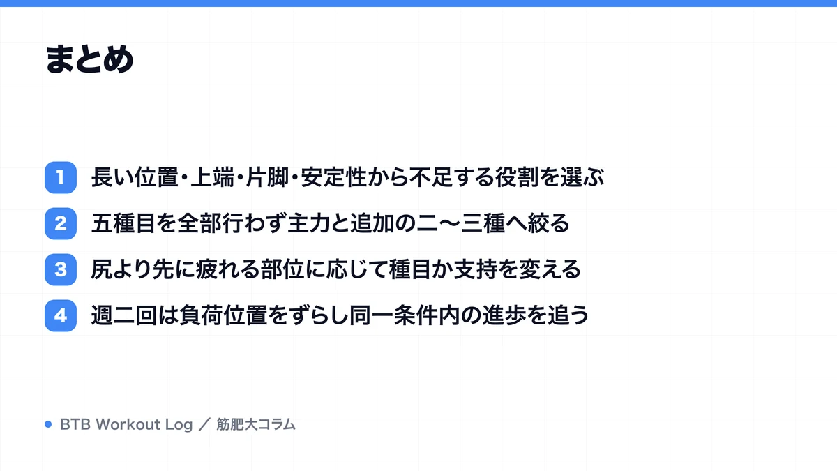 まとめを示す図解