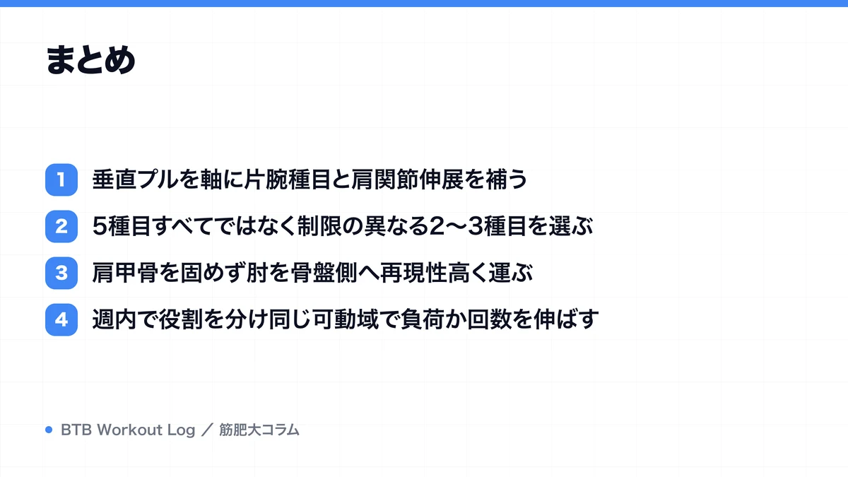 まとめを示す図解