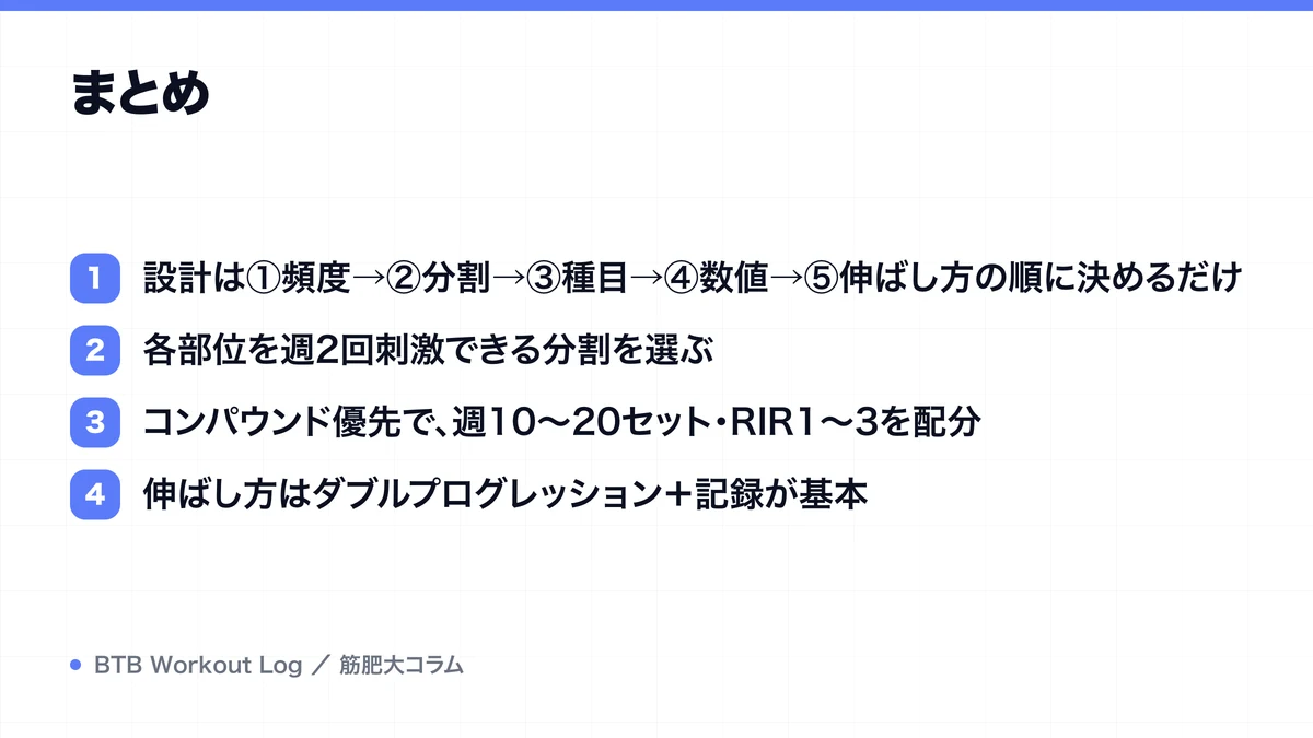 まとめを示す図解