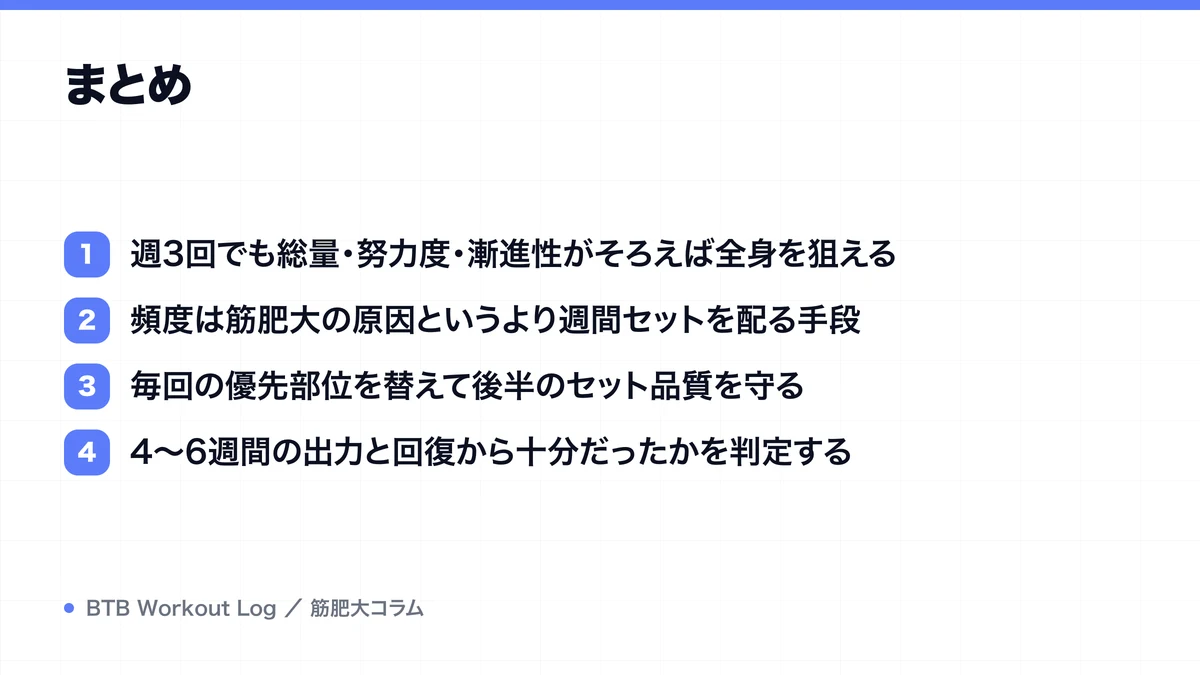 まとめを示す図解