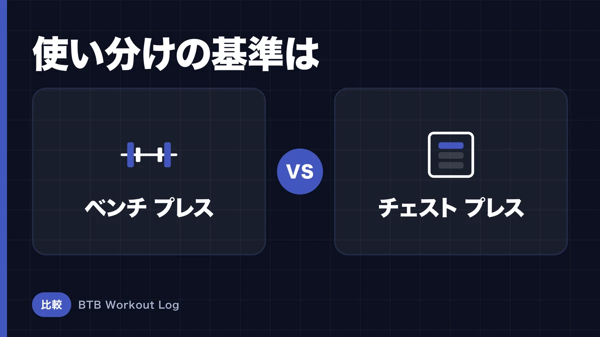 ベンチプレス vs チェストプレス、筋肥大目的ならどう使い分ける？