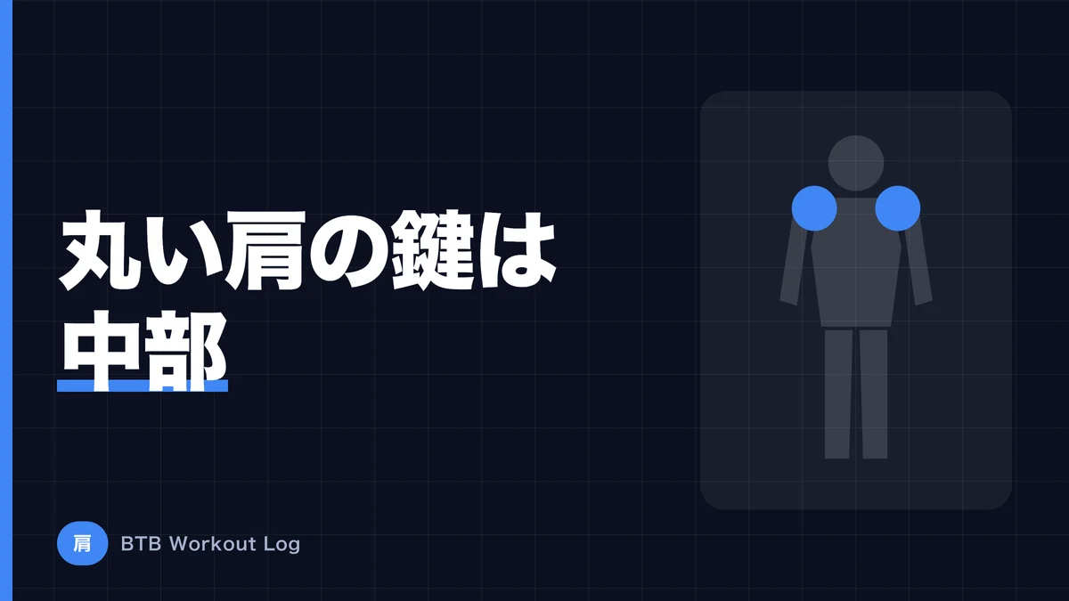 肩の筋肥大メニュー決定版｜三角筋を丸く大きくする鍛え分け